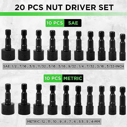 SWANLAKE 86PCS Magnetic Screwdriver Set,Includes Slotted/Phillips/Torx Mini Precision Screwdriver, Replaceable Screwdriver Bits and nut drivers With Sturdy tool box - 4