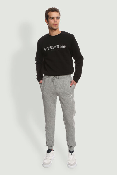 Sweatpants with logo printed drawstring - JACK & JONES