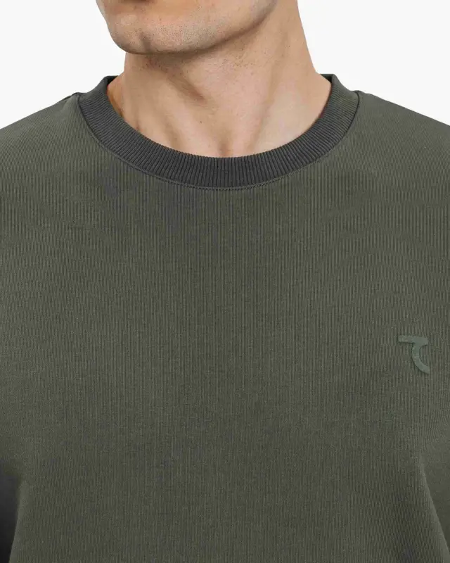 Sweatshirt - KOYU HAKİ - 7