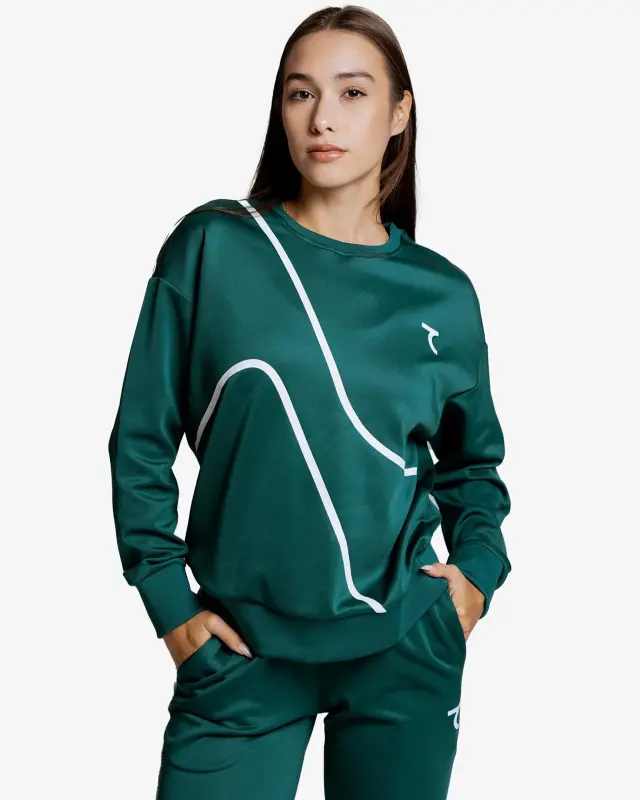 Sweatshirt - KOYU YEŞİL - 5