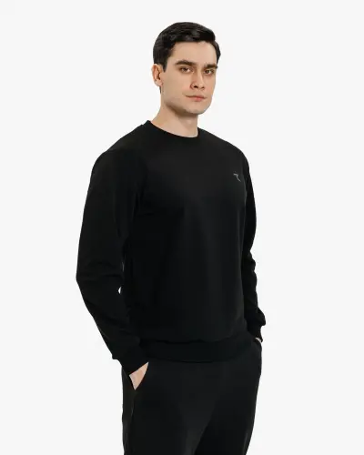 Sweatshirt - BLACK - 1