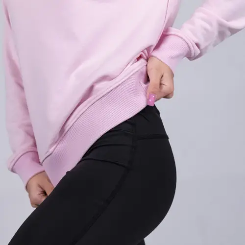 Sweatshirt - SVETLO-ROZOVYY - 8