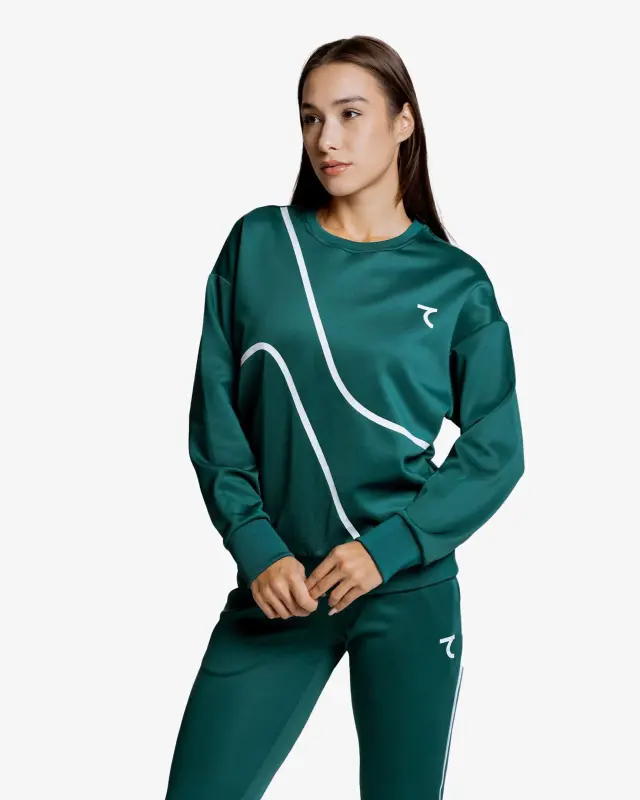 Sweatshirt - TO'Q YASHIL - 6