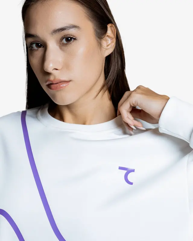 Sweatshirt - WHITE - 3