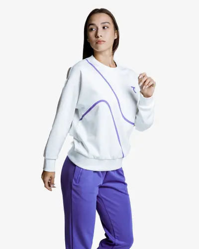 Sweatshirt - WHITE - 4