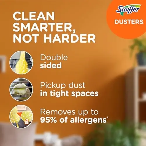 Swiffer Duster Heavy Duty 3 ft Uzaytiriladigan Tutqichli Boshlang'ich To'plami 3 ta Zaxira bilan - 2
