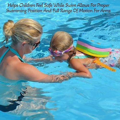 Swim Float Kids Back Belt: Pool Bubble Water Device Trainer - 2