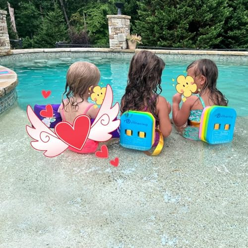 Swim Float Kids Back Belt: Pool Bubble Water Device Trainer - 6