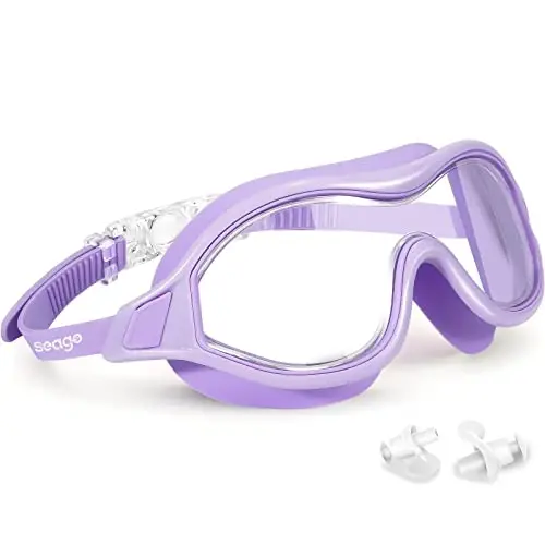 Swim Goggles No Leaking Anti-Fog Pool Goggles Swimming Goggles for Adult Men Women Youth, UV Protection 180° Clear Vision - 1