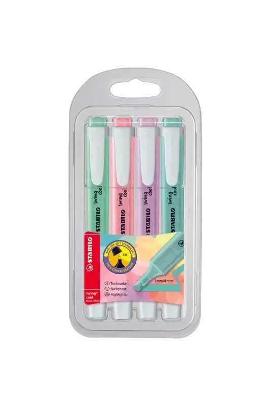 Swing Cool Pastel 4-pack - STABILO