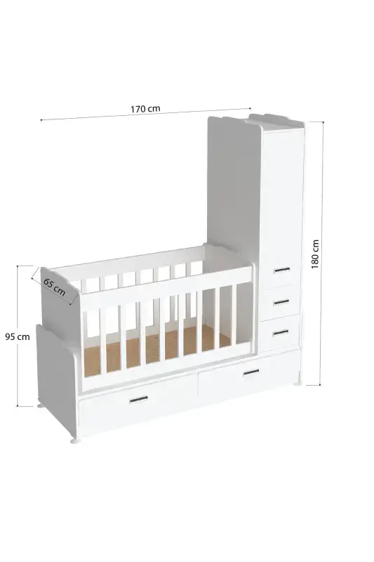 SWING SW 262 CRIB WITH CUPBOARD - 2