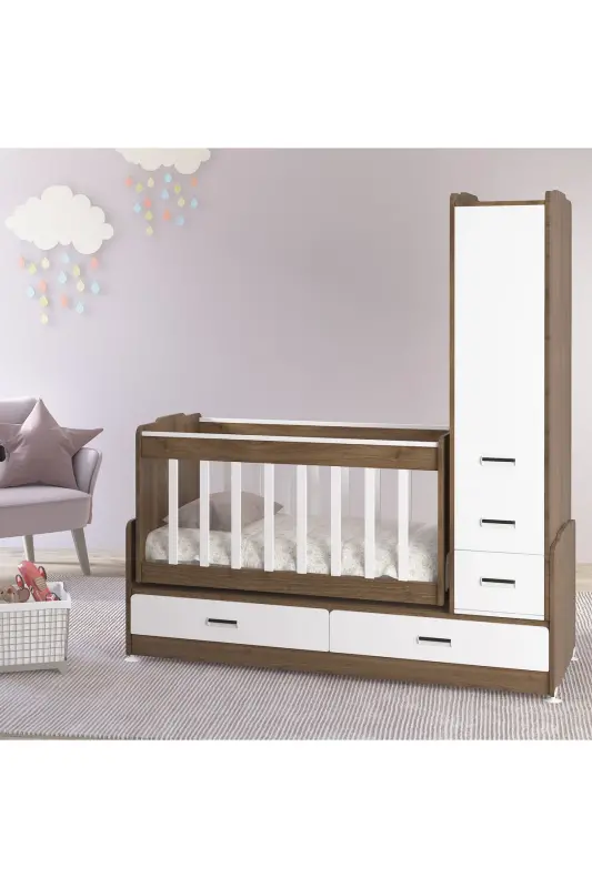 SWING SW 262 CRIB WITH CUPBOARD - PATİKO