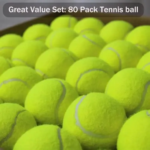 Swingers 20 Pack Tennis Balls,Training Exercise Balls for Pet Dog, High Elasticity Practice Tennis Balls for Beginner, with Mesh Carry Bag Easy to Transport - 4
