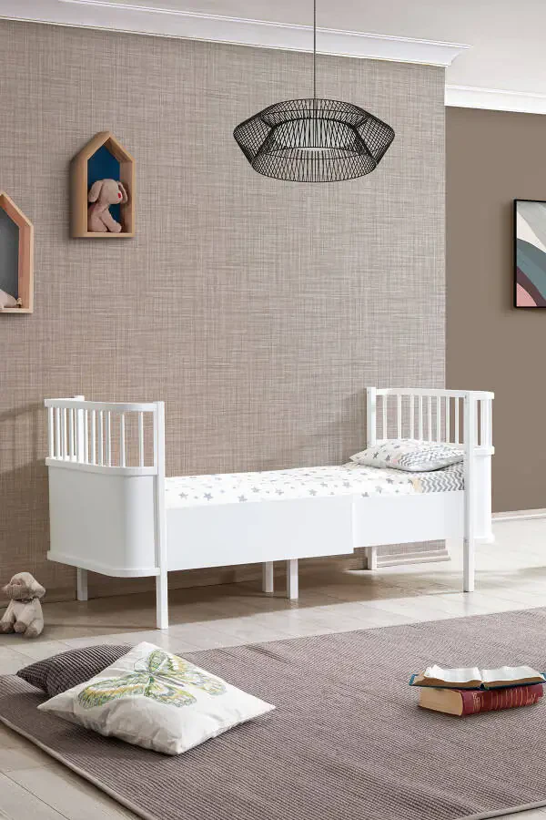 Swinging MDF Crib, Bella Growing Crib 90x120 - Bella Bed 90x190 - 3