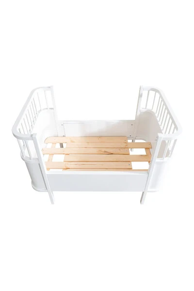 Swinging MDF Crib, Bella Growing Crib 90x120 - Bella Bed 90x190 - 6