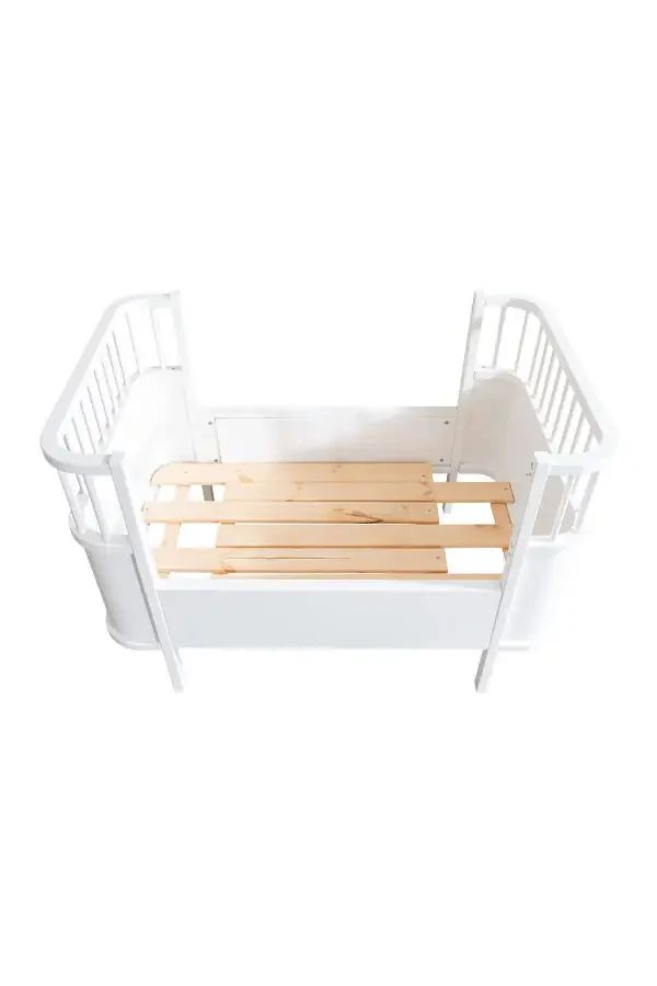 Swinging MDF Crib, Bella Growing Crib 90x120 - Bella Bed 90x190 - 6