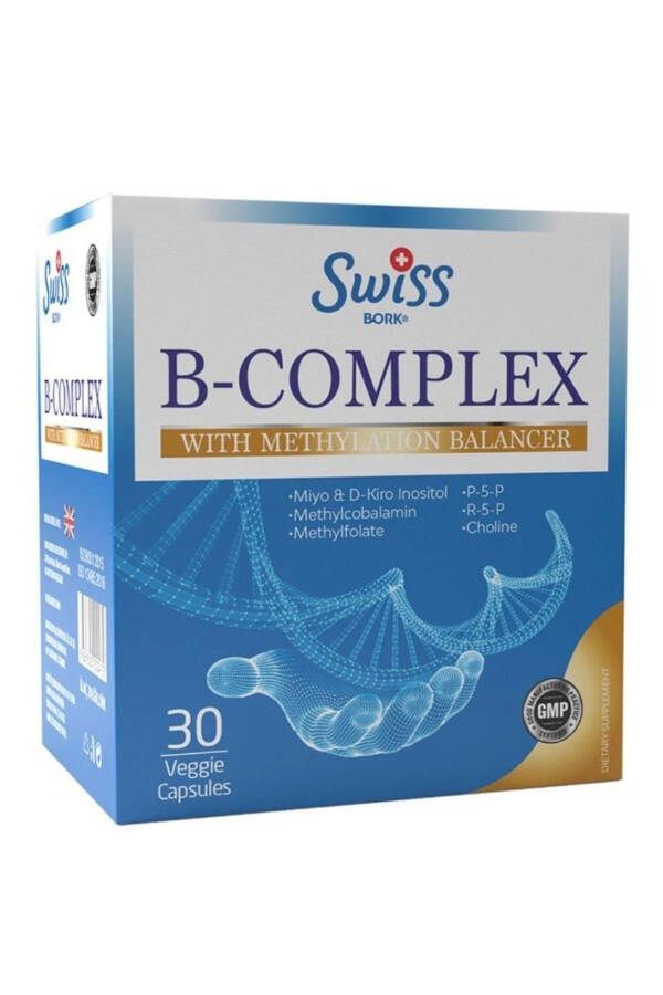 Swiss Bork B Complex Metabolism Balance 30 Capsules - 1