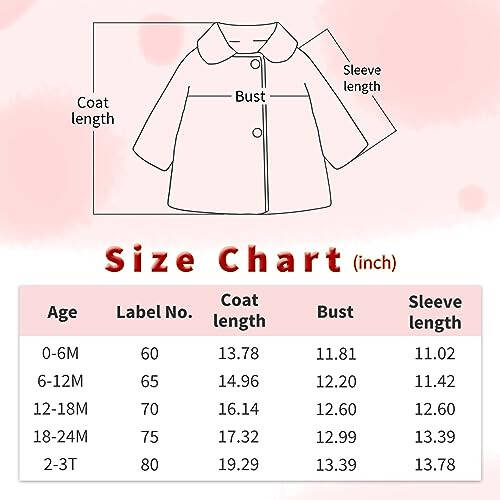 SWNONE Baby Coats Fall Winter Kid Baby Girl Cloak Button Jacket Clothes Baby Outwear Clothes - 4