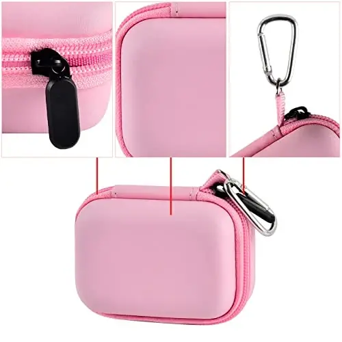 Swyop/Feob/Charmast/JEJILL/LanLuk/VEGER/iWALK/Taegila/Kuulaa va boshqa kichik zaryadlovchi batareyalar uchun portativ quvvatlagich Power Bank g'ilofi - Faqat sumka (pushti) - 4