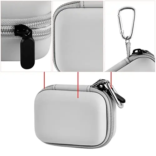 Portable Charger Power Bank Case for Swyop/for Feob/for Charmast/for JEJILL/for LanLuk/for VEGER/for iWALK/for Taegila/for Kuulaa and More Small Charging Battery Pack - Bag Only (White) - 4