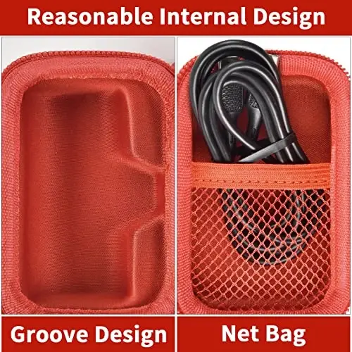 Portable Charger Power Bank Case for Swyop/for Feob/for Charmast/for JEJILL/for LanLuk/for VEGER/for iWALK/for Taegila/for Kuulaa and More Small Charging Battery Pack - Bag Only (Red) - 3