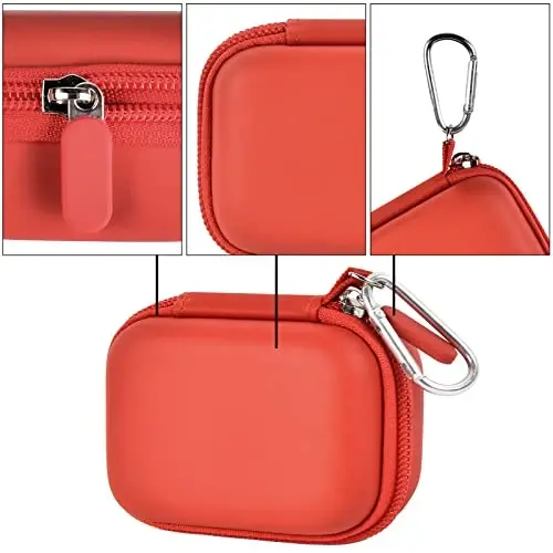 Portable Charger Power Bank Case for Swyop/for Feob/for Charmast/for JEJILL/for LanLuk/for VEGER/for iWALK/for Taegila/for Kuulaa and More Small Charging Battery Pack - Bag Only (Red) - 4