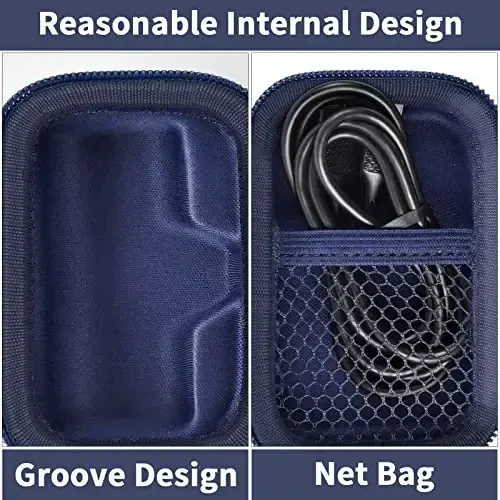 Portable Charger Power Bank Case for Swyop/for Feob/for Charmast/for JEJILL/for LanLuk/for VEGER/for iWALK/for Taegila/for Kuulaa and More Small Charging Battery Pack - Bag Only (Blue) - 3