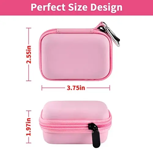 Portable Charger Power Bank Case for Swyop/for Feob/for Charmast/for JEJILL/for LanLuk/for VEGER/for iWALK/for Taegila/for Kuulaa and More Small Charging Battery Pack - Bag Only (Pink) - 5