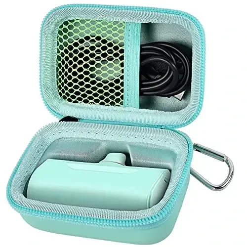 Portable Charger Power Bank Case for Swyop/for Feob/for Charmast/for JEJILL/for LanLuk/for VEGER/for iWALK/for Taegila/for Kuulaa and More Small Charging Battery Pack - Bag Only (Green) - 1