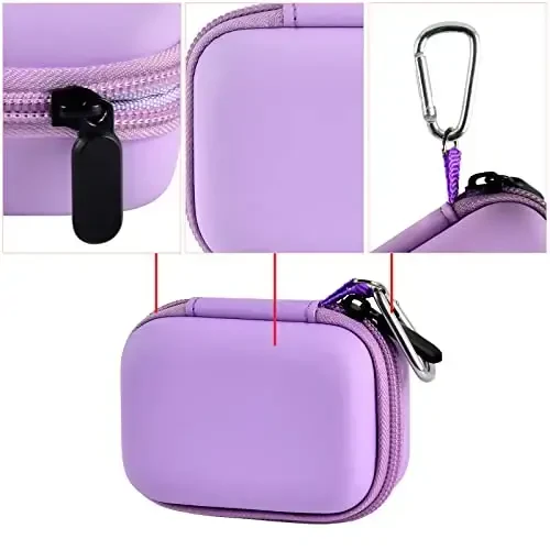 Portable Charger Power Bank Case for Swyop/for Feob/for Charmast/for JEJILL/for LanLuk/for VEGER/for iWALK/for Taegila/for Kuulaa and More Small Charging Battery Pack - Bag Only (Purple) - 4