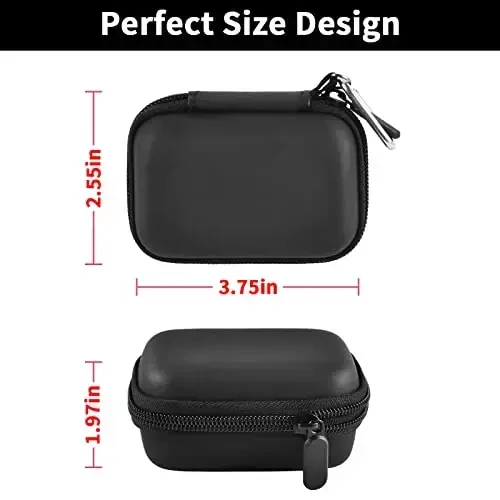 Portable Charger Power Bank Case for Swyop/for Feob/for Charmast/for JEJILL/for LanLuk/for VEGER/for iWALK/for Taegila/for Kuulaa and More Small Charging Battery Pack - Bag Only (Black) - 5