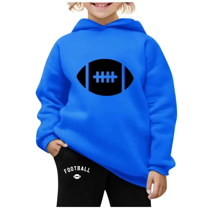 SXcggal Kids Hoodie Sweatshirt And Sweatpants Pullover Hoodie Set Tracksuit 2 Piece Outfits Leisure Cute Boy Outfits Set - 2