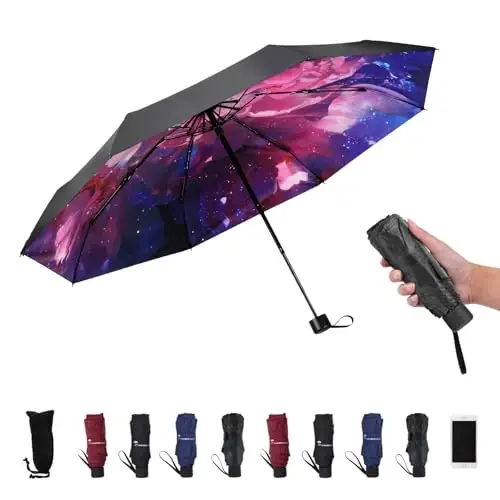 SY COMPACT Travel Umbrella - Lightweight Portable Mini Compact Umbrellas-Factory Outlet Shop - SY