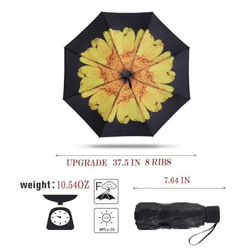 SY COMPACT Travel Umbrella - Lightweight Portable Mini Compact Umbrellas-Factory Outlet Shop - 2