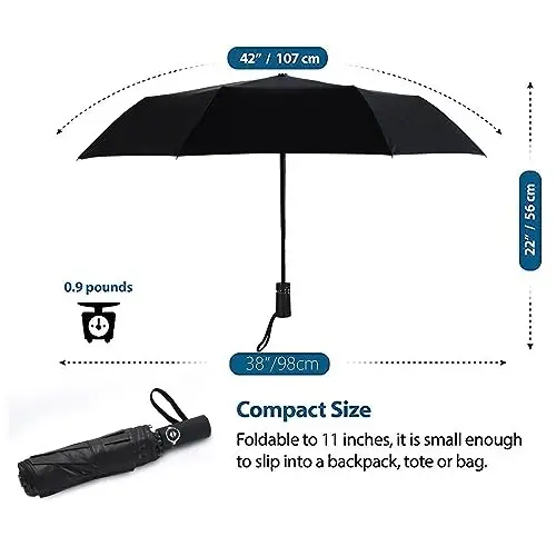 SY COMPACT Travel umbrella Automatic Windproof Stick umbrellas-Factory Store - 4