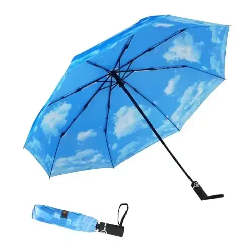 SY COMPACT Travel umbrella Automatic Windproof Stick umbrellas-Factory Store - 1