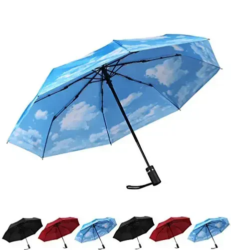 SY COMPACT Travel umbrella Automatic Windproof Stick umbrellas-Factory Store - 2
