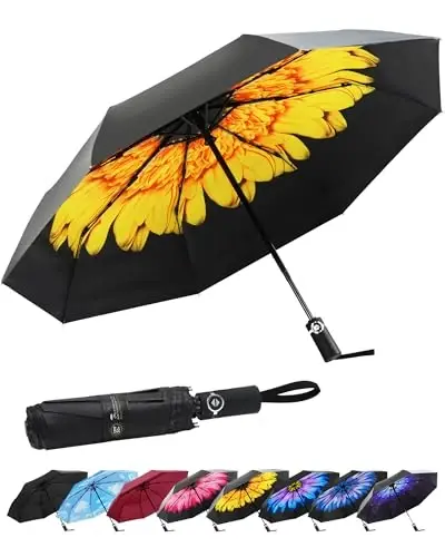 SY COMPACT Travel umbrella Automatic Windproof Stick umbrellas-Factory Store - 1