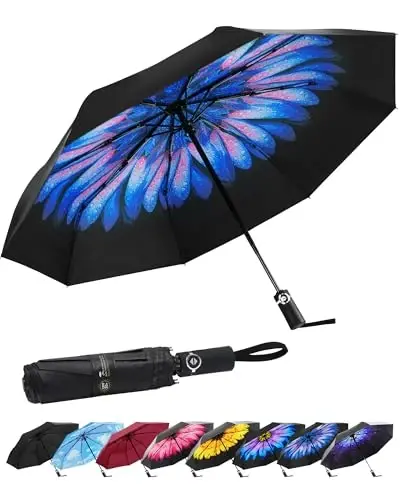 SY COMPACT Travel umbrella Automatic Windproof Stick umbrellas-Factory Store - 1
