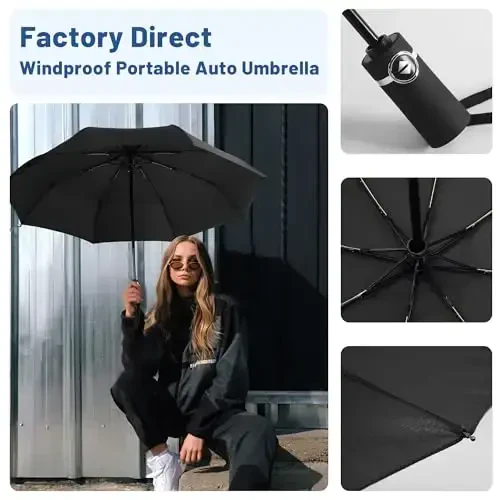 SY COMPACT Travel umbrella Automatic Windproof umbrellas-Factory Store - 6
