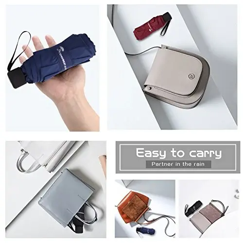 SY COMPACT Travel Umbrella - Lightweight Portable Mini Compact Umbrellas-Factory Outlet Shop - 6