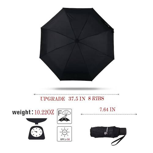 SY COMPACT Travel Umbrella - Lightweight Portable Mini Compact Umbrellas - Factory Outlet Shop - 2