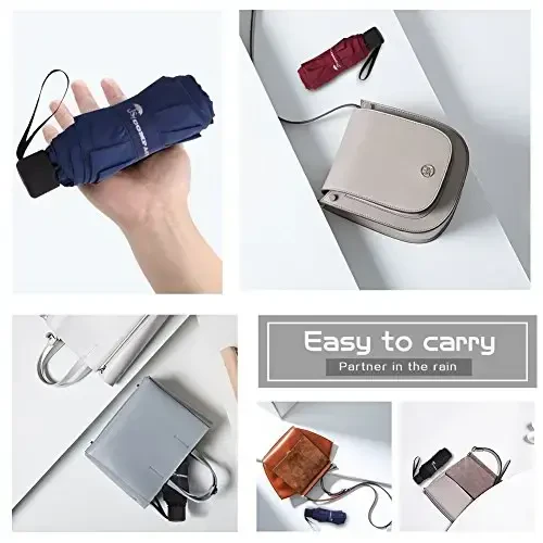 SY COMPACT Travel Umbrella - Lightweight Portable Mini Compact Umbrellas - Factory Outlet Shop - 4