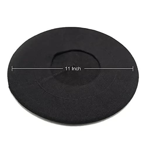 Sydbecs ayollar qizlar uchun beret shlyapalari, ikki tomonlama frantsuz beret shlyapa qattiq rang uslubi - 3
