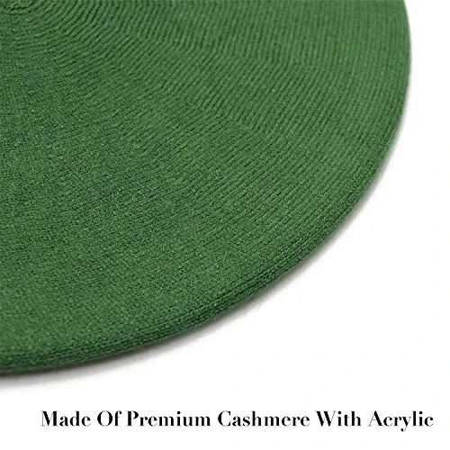 Sydbecs Beret Hats for Women Girls, Reversible French Berets Hat Solid Color Style - 5