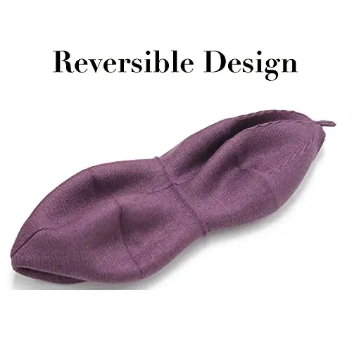Sydbecs CasModazoneere Beret Hats for Women Girls, Reversible French Berets Hat Solid Color Style - 4