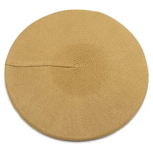 Sydbecs CasModazoneere Beret Hats for Women Girls, Reversible French Berets Hat Solid Color Style - 2