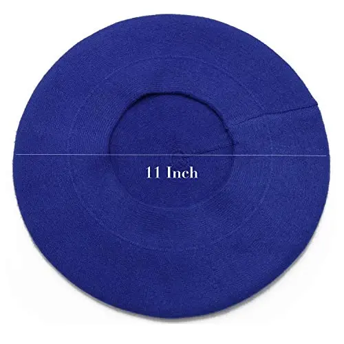 Sydbecs CasModazoneere Beret Hats for Women Girls, Reversible French Berets Hat Solid Color Style - 3