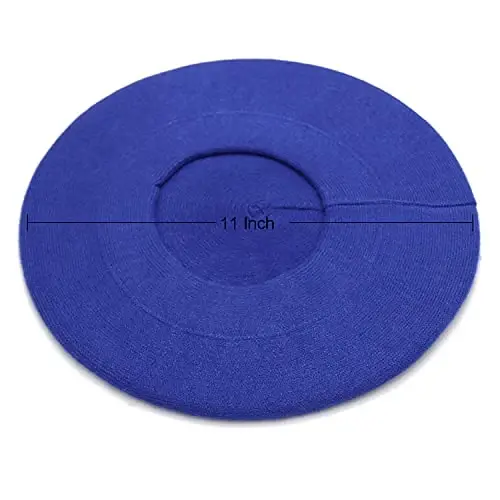 Sydbecs CasModazoneere Beret Hats for Women Girls, Reversible French Berets Hat Solid Color Style - 3