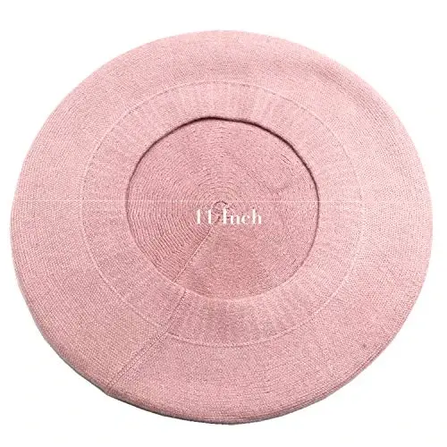 Sydbecs CasModazoneere Beret Hats for Women Girls, Reversible French Berets Hat Solid Color Style - 3